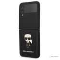 Karl Lagerfeld Saffiano Ikonik - Etui Samsung Galaxy Z Flip 4 (czarny)