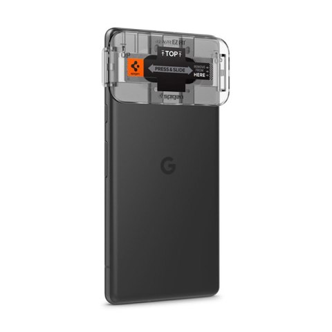 Spigen Optik.TR EZ Fit Camera Lens Protector - Szkło ochronne na obiektyw do Google Pixel 7A (2 szt) (Czarny)