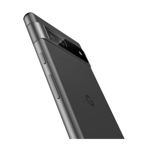 Spigen Optik.TR EZ Fit Camera Lens Protector - Szkło ochronne na obiektyw do Google Pixel 7A (2 szt) (Czarny)