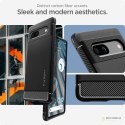 Spigen Rugged Armor - Etui do Google Pixel 7A (Czarny)