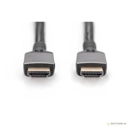 Digitus 8K PREMIUM HDMI 2.1 Kabel połączeniowy DB-330200-030-S Czarny, HDMI do HDMI, 3 m Digitus 8K PREMIUM HDMI 2.1 Kabel połączeniowy DB-330200-030-S Czarny, HDMI do HDMI, 3 m
