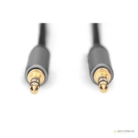 Digitus Kabel AUX Audio Stereo DB-510110-018-S 3,5 mm jack do 3,5 mm jack, 1,8 m Digitus Kabel AUX Audio Stereo DB-510110-018-S 3,5 mm jack do 3,5 mm jack, 1,8 m