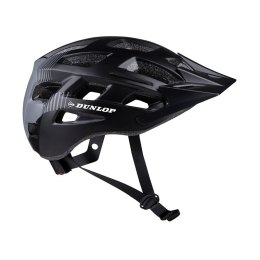 Dunlop - Kask rowerowy MTB 6xLED r. L (Czarno-szary)