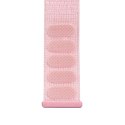 Crong Nylon - Pasek sportowy do Apple Watch 38/40/41 mm (Powder Pink)