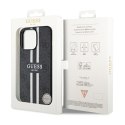 Guess 4G Printed Stripes MagSafe - Etui iPhone 13 Pro Max (Czarny)