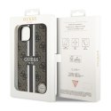 Guess 4G Printed Stripes MagSafe - Etui iPhone 14 (Brązowy)