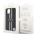 Guess 4G Printed Stripes MagSafe - Etui iPhone 14 Plus (Czarny)