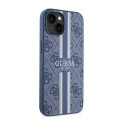 Guess 4G Printed Stripes MagSafe - Etui iPhone 14 Plus (Niebieski)
