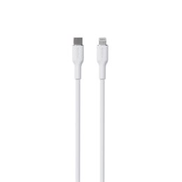 PURO ICON Soft Cable - Kabel USB-C do Lightning MFi 1.5 m (White)