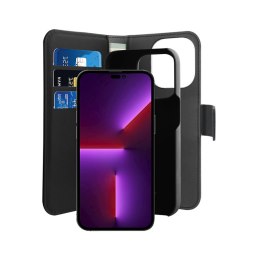 PURO Wallet Detachable - Etui 2w1 iPhone 14 Pro Max (czarny)