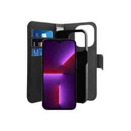 PURO Wallet Detachable - Etui 2w1 iPhone 14 Pro (czarny)