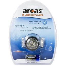 Arcas Headlight ARC9 9 LED, 4 tryby oświetlenia