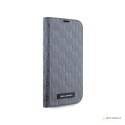 Karl Lagerfeld Booktype Saffiano Monogram - Etui iPhone 14 Pro (Srebrny)