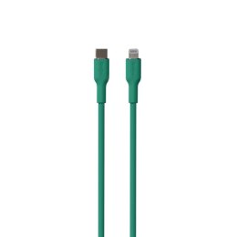 PURO ICON Soft Cable - Kabel USB-C do Lightning MFi 1.5 m (Jade)