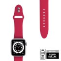 Crong Liquid - Pasek do Apple Watch 42/44/45/49 mm (malinowy)