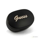 Guess Script Logo - Słuchawki Bluetooth TWS + etui ładujące (czarny)