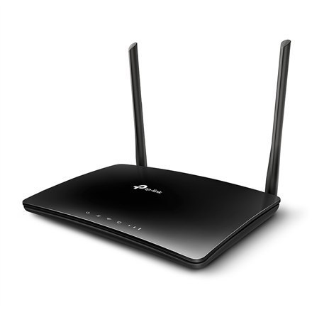 Router TP-LINK 4G LTE TL-MR6400 802.11n, 300 Mbit/s, 10/100 Mbit/s, 3 porty Ethernet LAN (RJ-45), 4G, typ anteny 2xzewnętrzna, L
