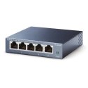 Switch TP-LINK TL-SG105 Unmanaged, Desktop, 1 Gbps (RJ-45) ilość portów 5, Typ zasilania zewnętrzny