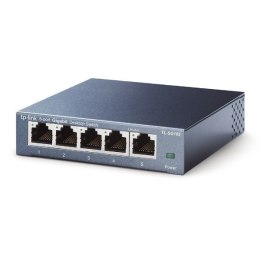 Switch TP-LINK TL-SG105 Unmanaged, Desktop, 1 Gbps (RJ-45) ilość portów 5, Typ zasilania zewnętrzny