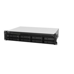 Synology Rack NAS RS1221+ do 8 HDD/SSD Hot-Swap, Ryzen V1500B Quad Core, częstotliwość procesora 2,2 GHz, 4 GB, DDR4, RAID 0,1,5
