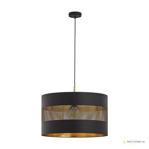 ALESSIO 1P, lampa wisząca, E27 max.60W, czarno-złota ALESSIO 1P, lampa wisząca, E27 max.60W, czarno-złota