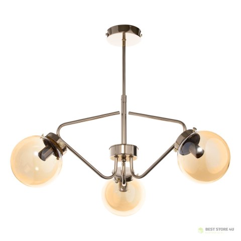 BULAT 3P, lampa wisząca, E14 max. 3x40W, złota BULAT 3P, lampa wisząca, E14 max. 3x40W, złota