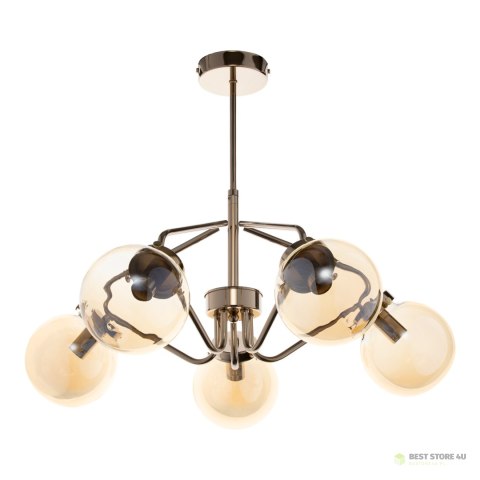 BULAT 5P, lampa wisząca, E14 max. 5x40W, złota BULAT 5P, lampa wisząca, E14 max. 5x40W, złota