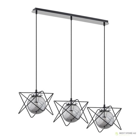CORRADO 3P, lampa wisząca, E14 max. 3x 40W, chrom CORRADO 3P, lampa wisząca, E14 max. 3x 40W, chrom