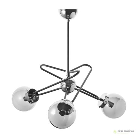 GALAKSI 3P, lampa wisząca, E14 max. 3x 40W, chrom GALAKSI 3P, lampa wisząca, E14 max. 3x 40W, chrom