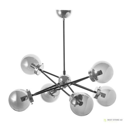 GALAKSI 6P, lampa wisząca, E14 max. 6x 40W, chrom GALAKSI 6P, lampa wisząca, E14 max. 6x 40W, chrom