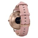 GARETT Smartwatch Verona złoto-różowy skórzany
