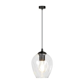 IRIS lampa wisząca, moc max.60W, E27, czarno-transparentna