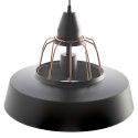 ROCCO 1P, lampa wisząca, E27 max. 60W, czarna, miedziana