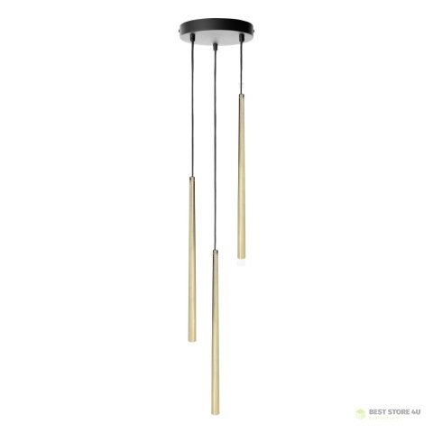 TABUNG 3P, lampa wisząca, G9 max.6W, złota TABUNG 3P, lampa wisząca, G9 max.6W, złota