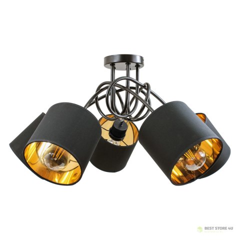 VIGO lampa wisząca, moc max. 5x60W, E27, czarna VIGO lampa wisząca, moc max. 5x60W, E27, czarna