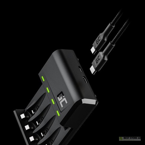 Green Cell VitalCharger - Ładowarka do akumulatorów AA AAA R6 R03 Ni-MH Green Cell VitalCharger - Ładowarka do akumulatorów AA AAA R6 R03 Ni-MH