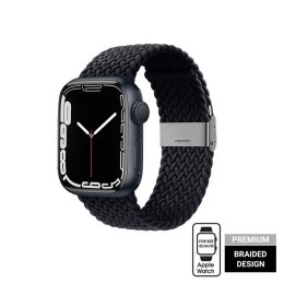 Crong Wave Band - Pleciony pasek do Apple Watch 42/44/45/49 mm (grafitowy)