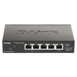D-Link 5-portowy gigabitowy zarządzalny przełącznik PoE Smart i przedłużacz PoE DGS-1100-05PDV2 Zarządzanie przez Internet, komp