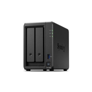 Synology DS723+ 2-kieszeniowy/AMD Ryzen R1600/2-rdzeniowy 2,6 (podstawowy)/3,1 (turbo) GHz/2 GB DDR4/2 x 3,5"xHot swap/2x1GbE/1x