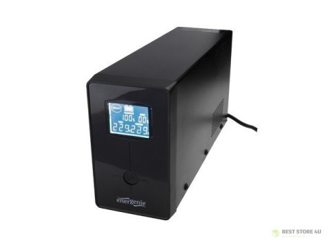 EnerGenie UPS z USB i wyświetlaczem LCD, czarny 850 VA, 510 W, 220 V EnerGenie UPS z USB i wyświetlaczem LCD, czarny 850 VA, 510 W, 220 V