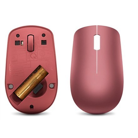 Lenovo 530 Wireless mouse, 2,4 GHz Wireless via Nano USB, Cherry Red