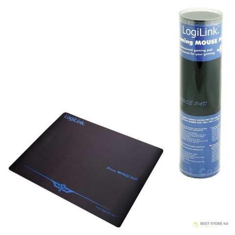 Logilink Mousepad XXL Black, Gaming mouse pad, Rubber, 400 x 3 x 300 mm Logilink Mousepad XXL Black, Gaming mouse pad, Rubber, 400 x 3 x 300 mm