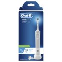 Oral-B Electric Toothbrush Vitality 100 CrossAction Rechargeable, Dla dorosłych, Liczba główek szczoteczki w zestawie 1, Biały,