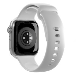 PURO ICON - Elastyczny pasek do Apple Watch 38/40/41 mm (S/M & M/L) (White)