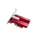 Asus XG-C100F 10G PCIe Network Adapter; SFP+ port for Optical Fiber Transmission and DAC cable 10/100/1000/10000 Mbit/s