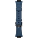 Ralph Giallo Pasek do etui na Apple Watch niebieski z czarną sprzączką - silikonowy