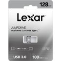 Lexar Flash Drive JumpDrive D35c 128 GB, USB 3.0, srebrny