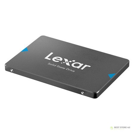 Lexar SSD NQ100 480 GB, obudowa SSD 2,5, interfejs SSD SATA III, prędkość zapisu 480 MB/s, prędkość odczytu 550 MB/s. Lexar SSD NQ100 480 GB, obudowa SSD 2,5, interfejs SSD SATA III, prędkość zapisu 480 MB/s, prędkość odczytu 550 MB/s.
