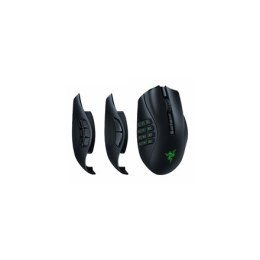 Razer Naga V2 Pro Gaming Mouse, oświetlenie LED RGB, 2.4GHz, Bluetooth, bezprzewodowa, czarna