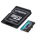 Kingston microSD Canvas Go! Plus 64 GB, MicroSD, pamięć flash klasy 10, adapter SD